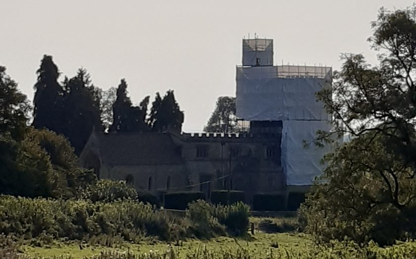 church tower from a distance