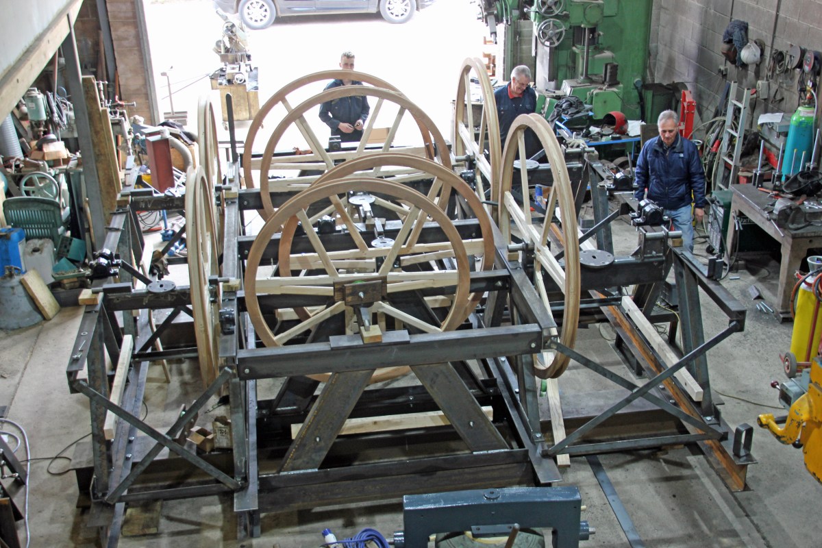 The bell assembly (photo by Ian Macfadyen)