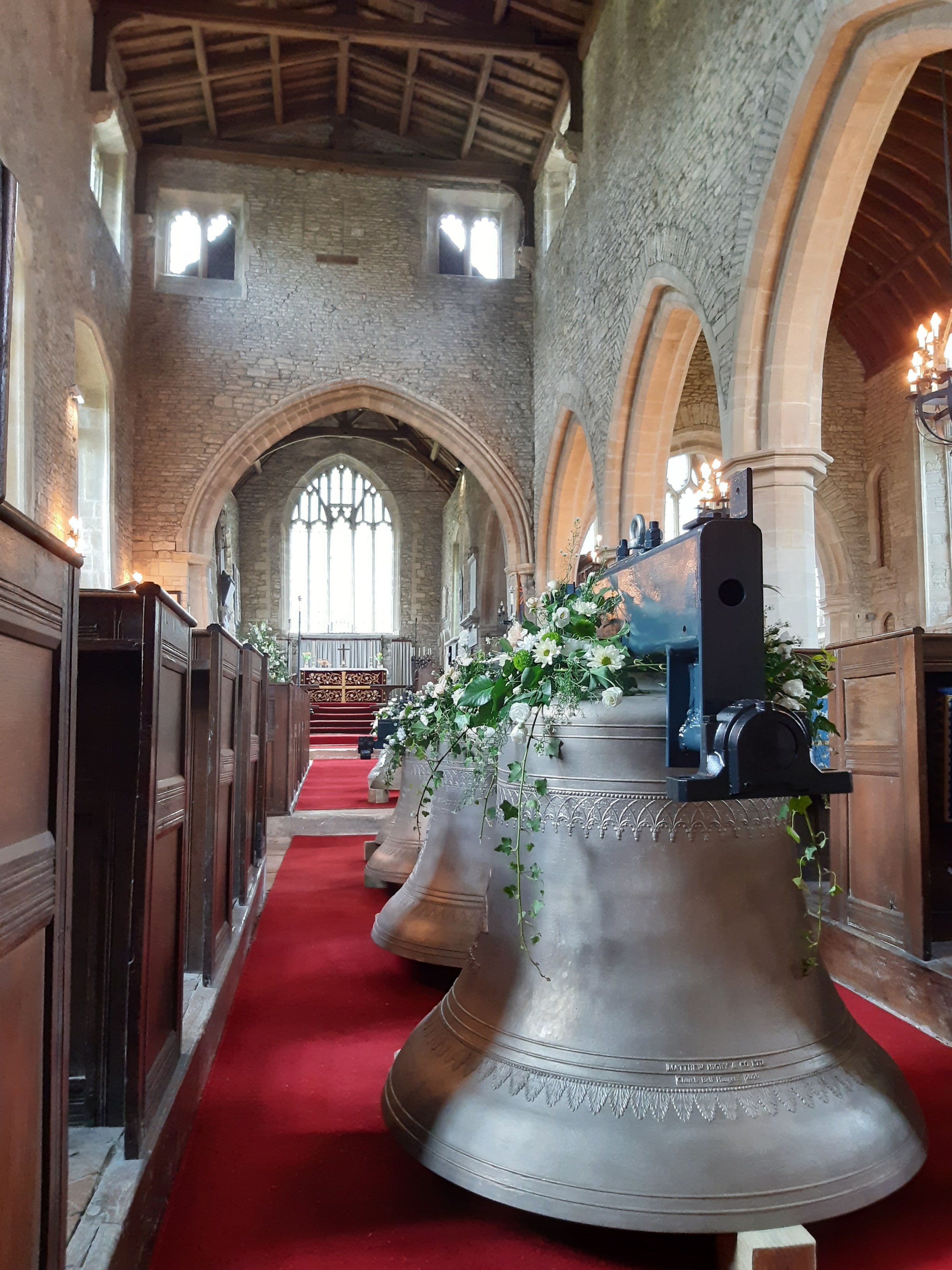 Spring Church Bells Watch the Blessing of the New Church Bells Online – Friends of St Mary ...